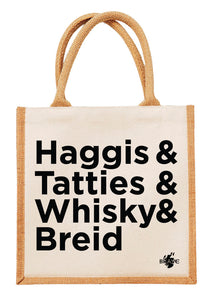Brave Jute Shopper Bag designed by Brave Scottish Gifts