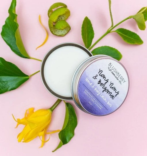 Hand & Body Lotion Bars Handmade in Scotland by Blushberry Botanicals