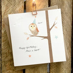 Load image into Gallery viewer, Owl Birthday Cards by GingerBetty
