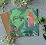 Load image into Gallery viewer, Happy Flocking Birthday card by Ilana Ewing
