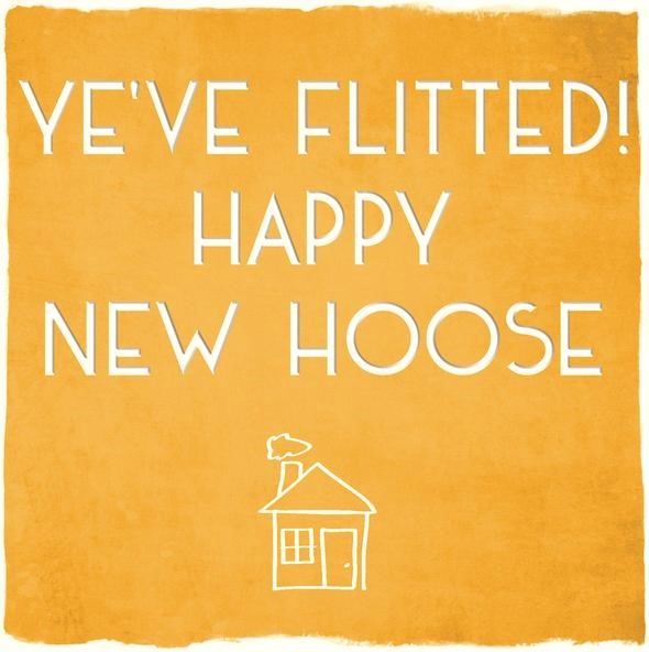 Flitted - Happy New Hoose Card by Truly Scotland
