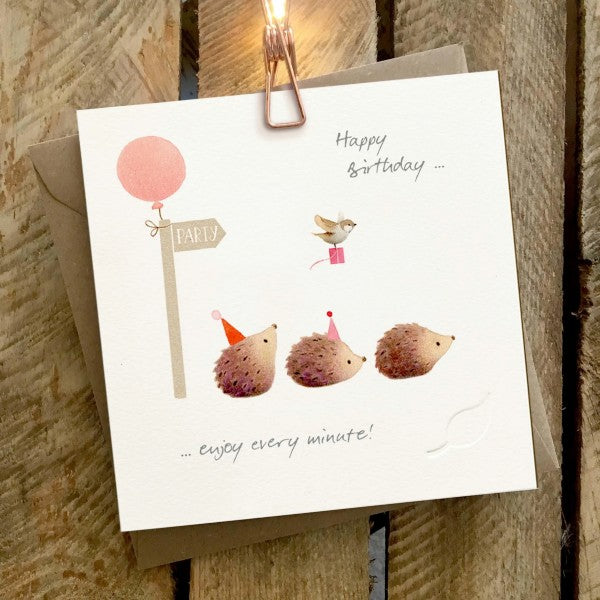 Hedgehog Birthday Cards by Gingerbetty