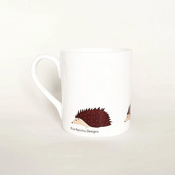 Hedgehog Bone China Mug by Blue Ranchu Designs