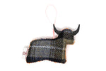Load image into Gallery viewer, Harris Tweed Highland Cow Handmade by Caroline Wolfe Murray
