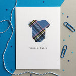 Load image into Gallery viewer, Bonnie Wee Bairn Handmade Scottish Cards
