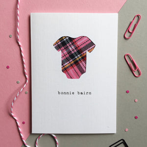 Bonnie Wee Bairn Handmade Scottish Cards