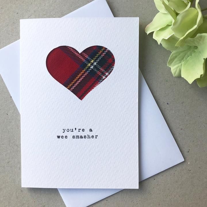 Romantic Handmade Scottish Cards Made in Scotland by Hiya Pal