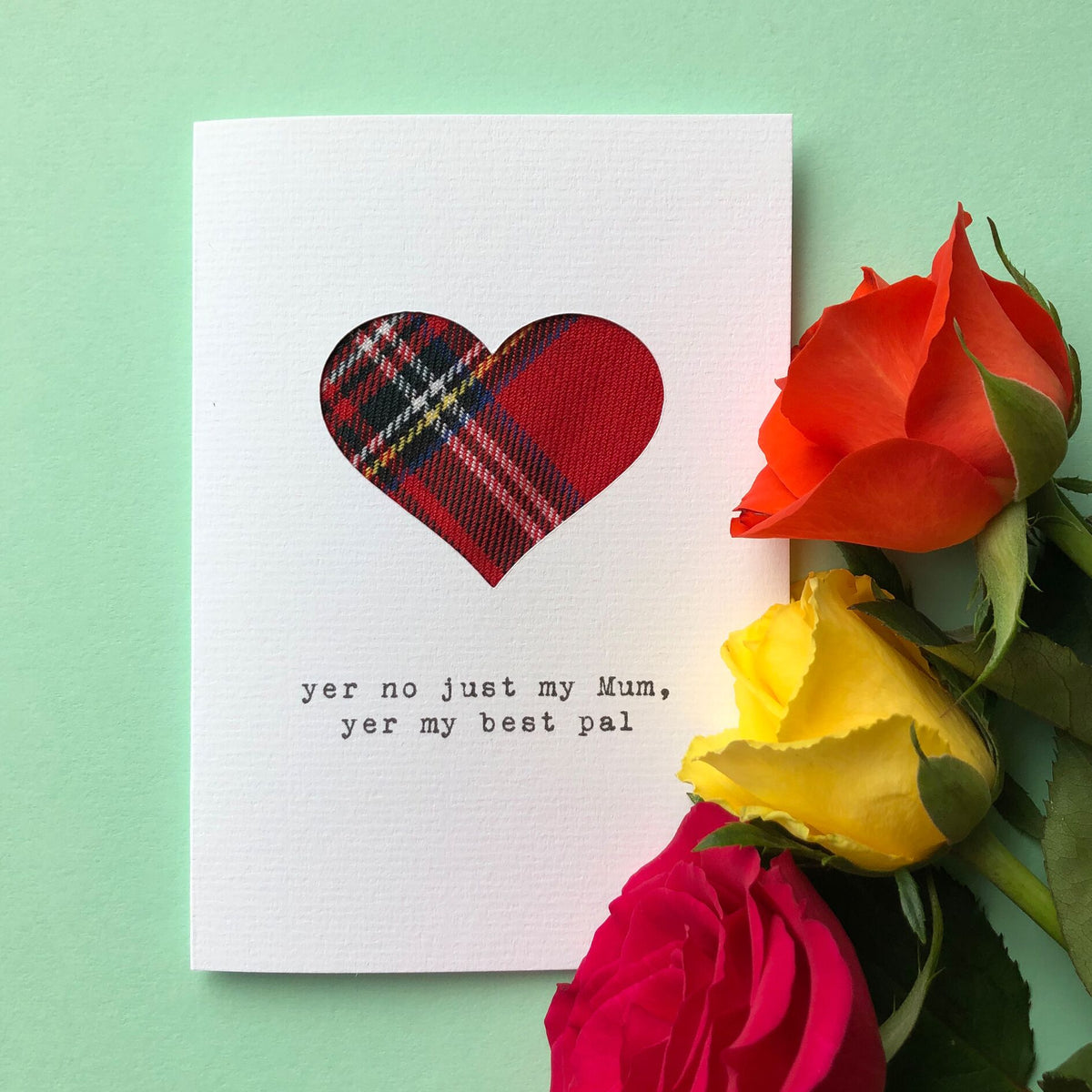 Mother's Day Handmade Scottish Cards Made in Scotland by Hiya Pal