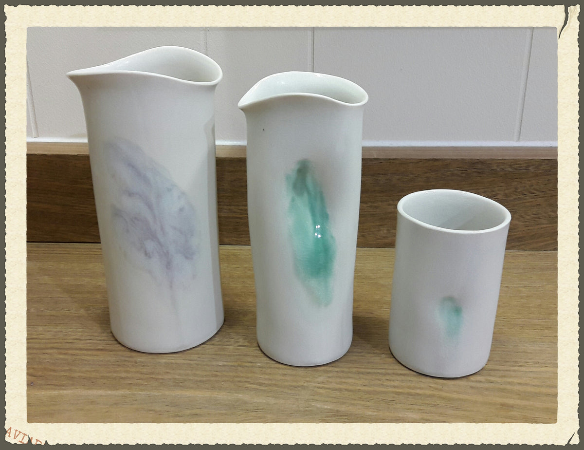 Indented Small Bud Vase made by Margaret MacDonald