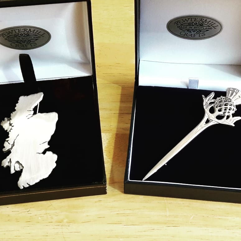 Scottish Kiltpins made by Pewtermill