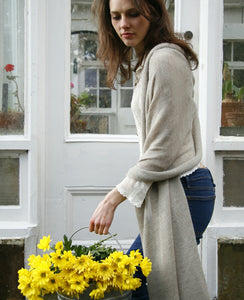 Samantha Holmes Frosted Alpaca Travel Shawl & Pillow