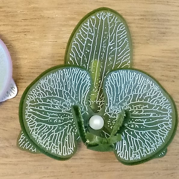 Orchid Brooch Made by Miss J Designs