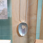 Load image into Gallery viewer, Heart Pendant -Made from Antique Tea Spoons
