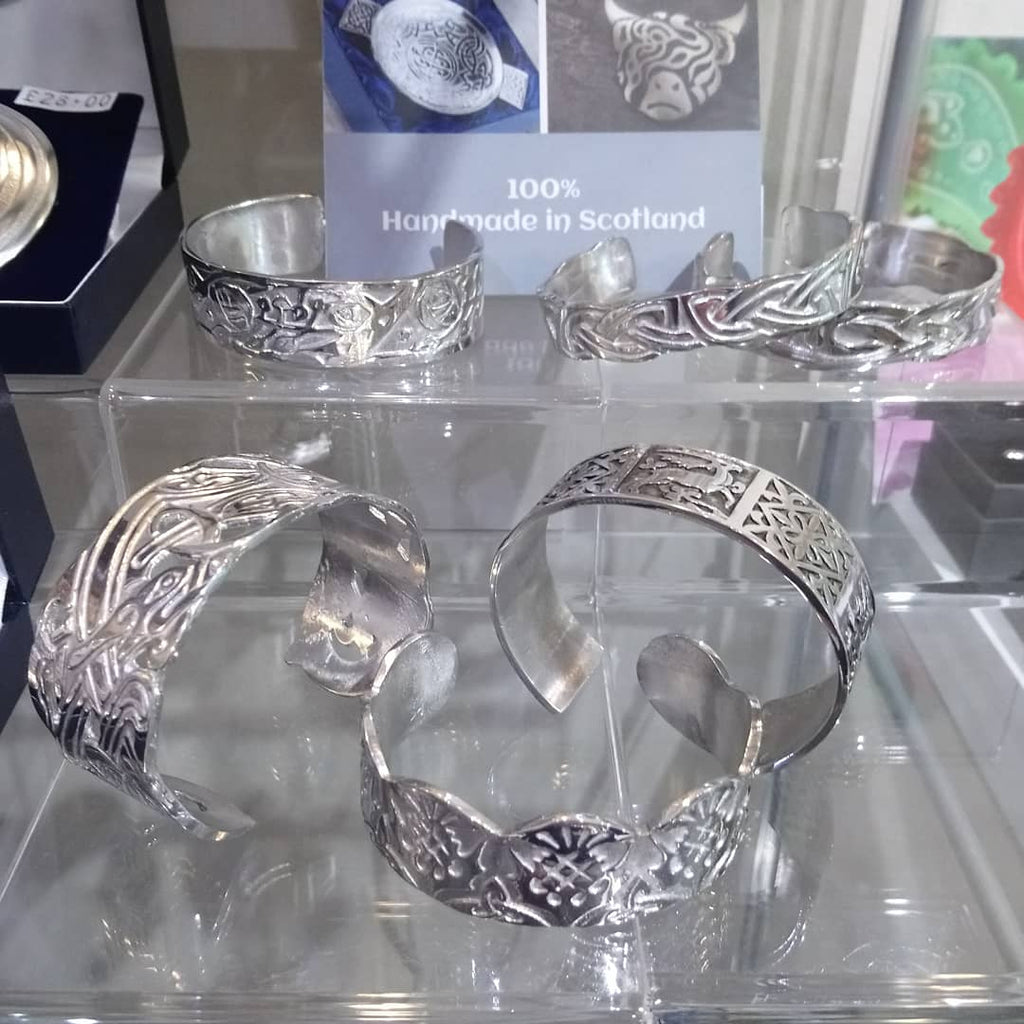 Pewter Bangles  Made in Scotland by Pewtermill