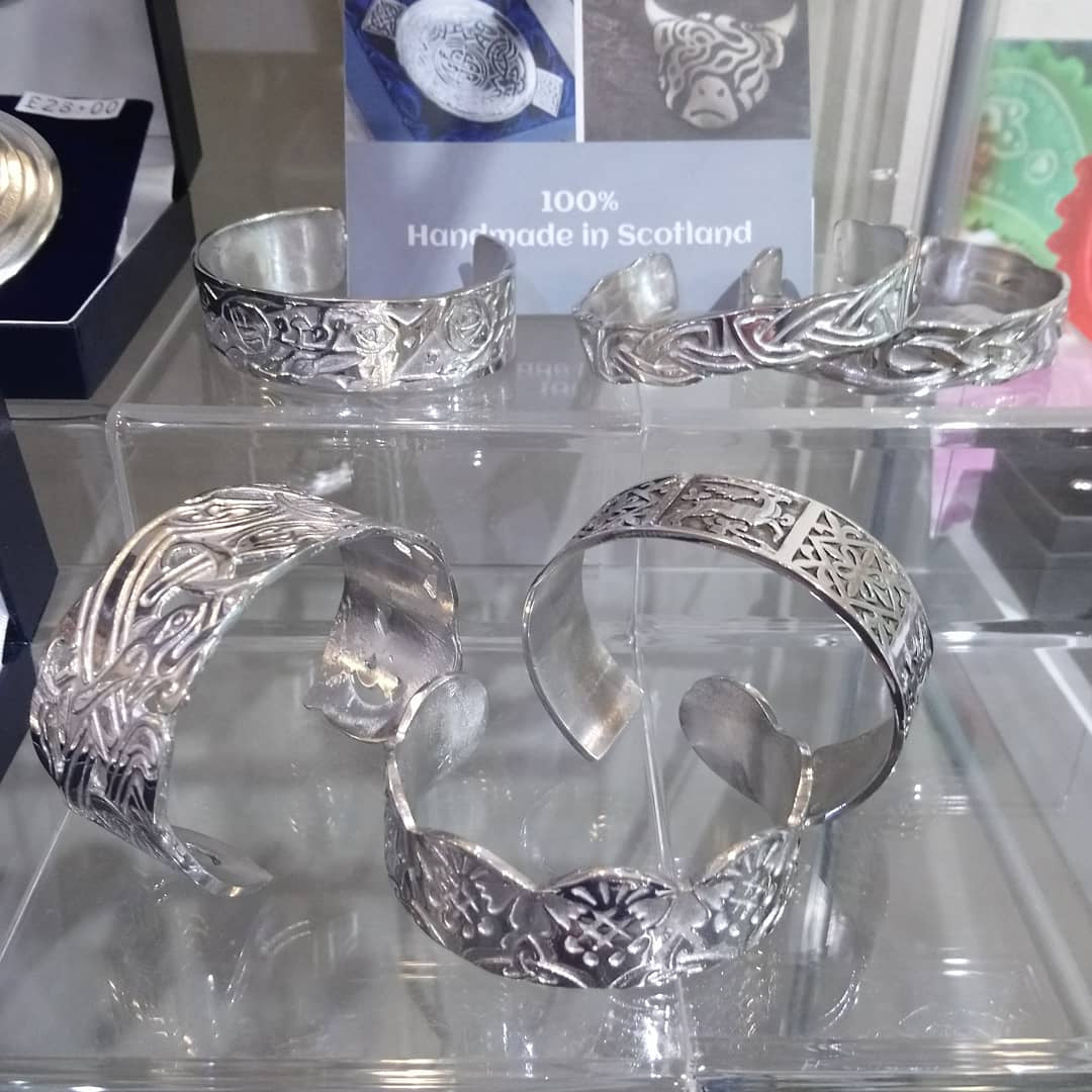 Pewter Bangles  Made in Scotland by Pewtermill