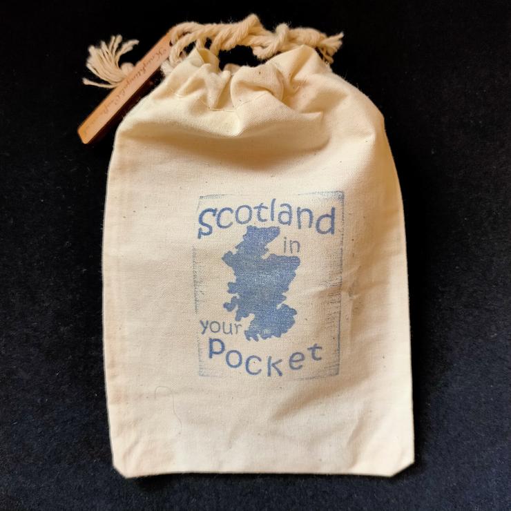 Scotland in your Pocket Wooden Puzzle Bag Made in Scotland by Knightingale Crafts