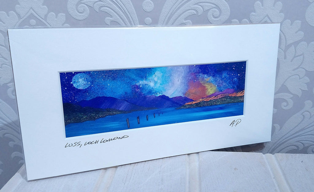 Loch Lomond Collection Small Mounted Print by Andy Peutherer