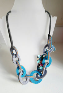 Strata Link Felt Necklaces by Syrah Jay