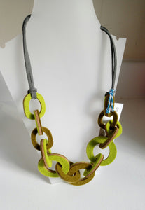 Strata Link Felt Necklaces by Syrah Jay