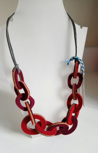 Strata Link Felt Necklaces by Syrah Jay