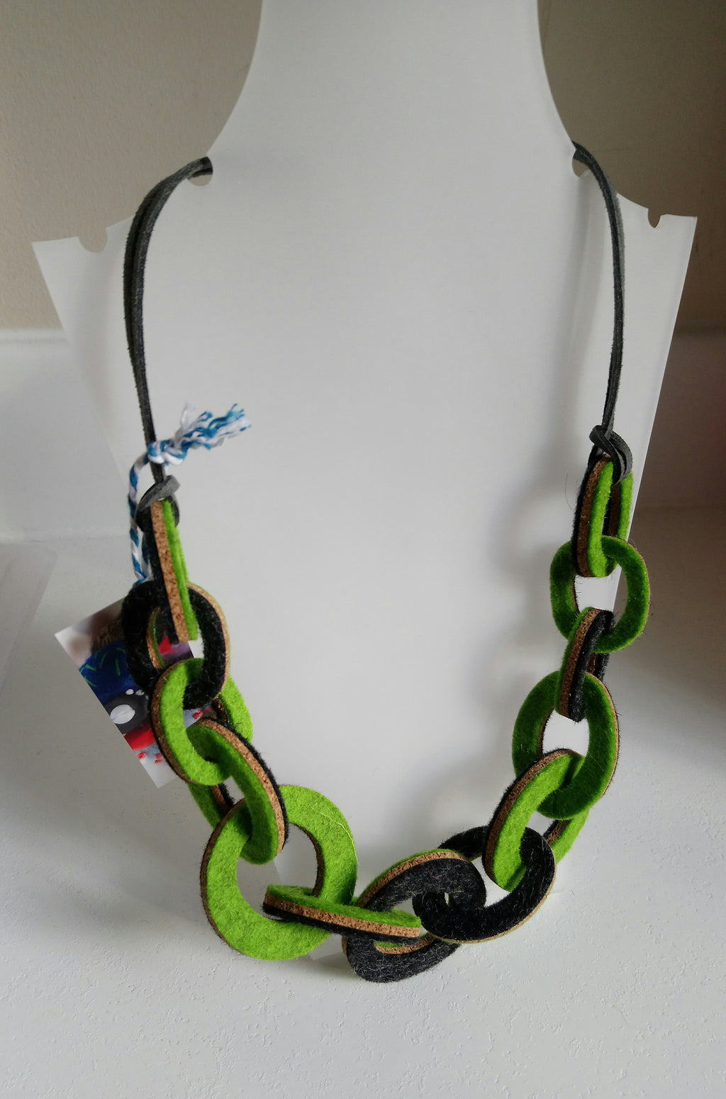 Strata Link Felt Necklaces by Syrah Jay