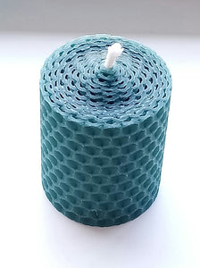 Small Church Candle Made in Scotland by Beesy`s Beeswax Candles