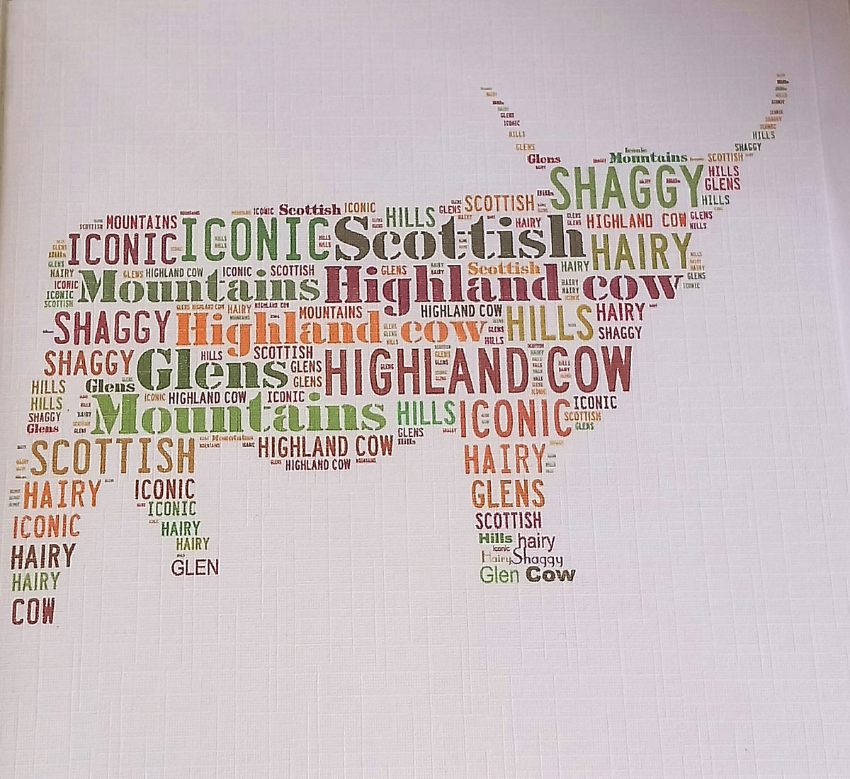 Scottish Cards by Word Art