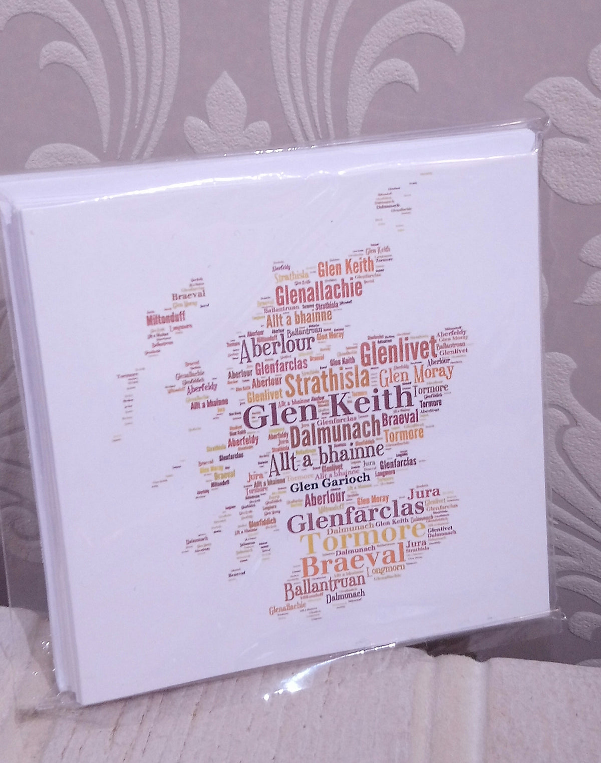WordArt Notelets Pack of 6