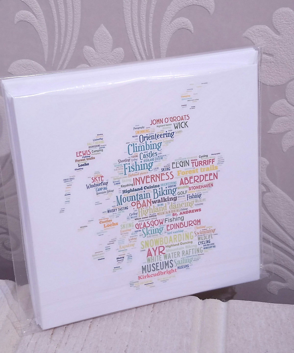 WordArt Notelets Pack of 6