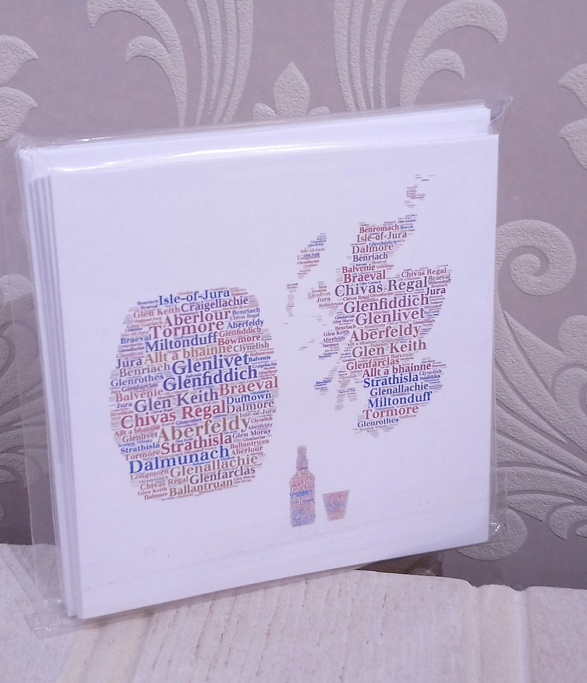 WordArt Notelets Pack of 6