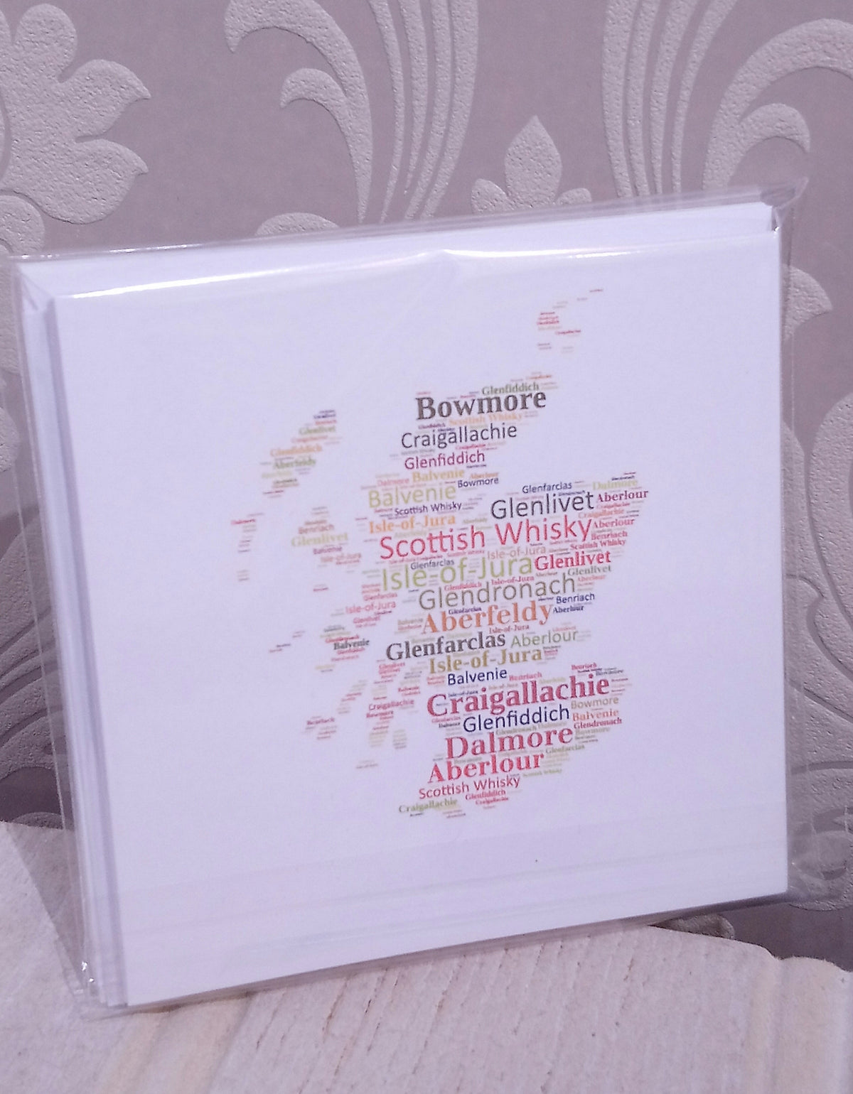 WordArt Notelets Pack of 6