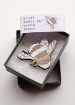 Load image into Gallery viewer, Wooden Brooches designed by Perkins &amp; Morley
