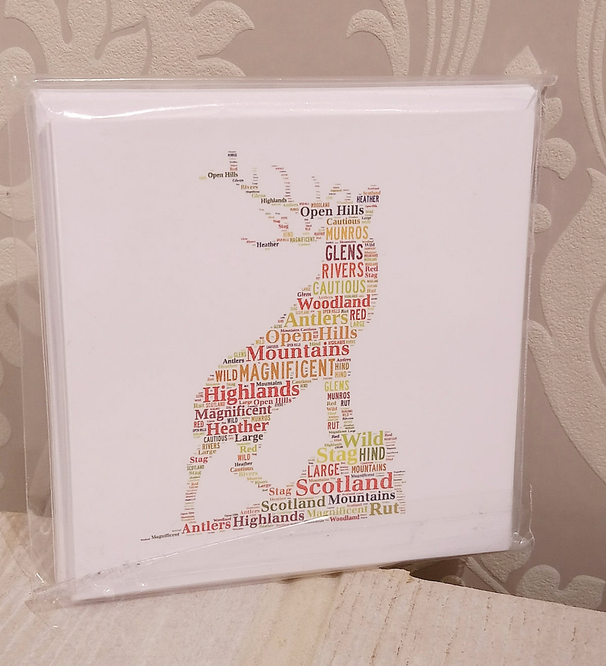 WordArt Notelets Pack of 6
