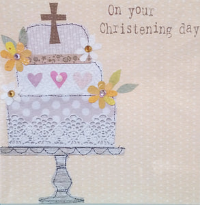 Christening Day Card by Georgia Breeze