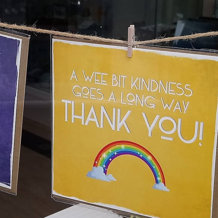 A wee bit of Kindness Thank You card by Truly Scotland