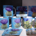 Load image into Gallery viewer, Scottish Thistle Mugs by artist Geoff Foord
