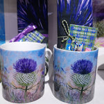 Load image into Gallery viewer, Scottish Thistle Mugs by artist Geoff Foord
