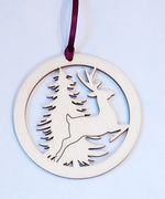 Load image into Gallery viewer, Wooden Christmas Decorations Made in the Scottish Borders by Knightingale Crafts
