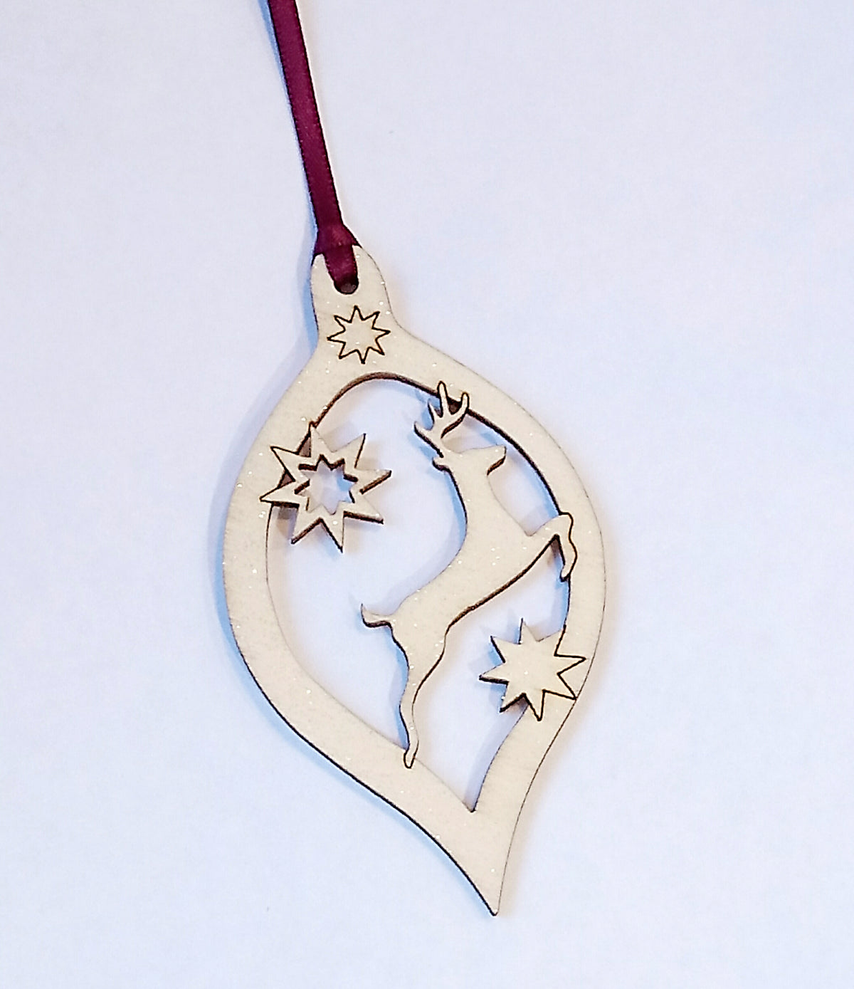 Wooden Christmas Decorations Made in the Scottish Borders by Knightingale Crafts