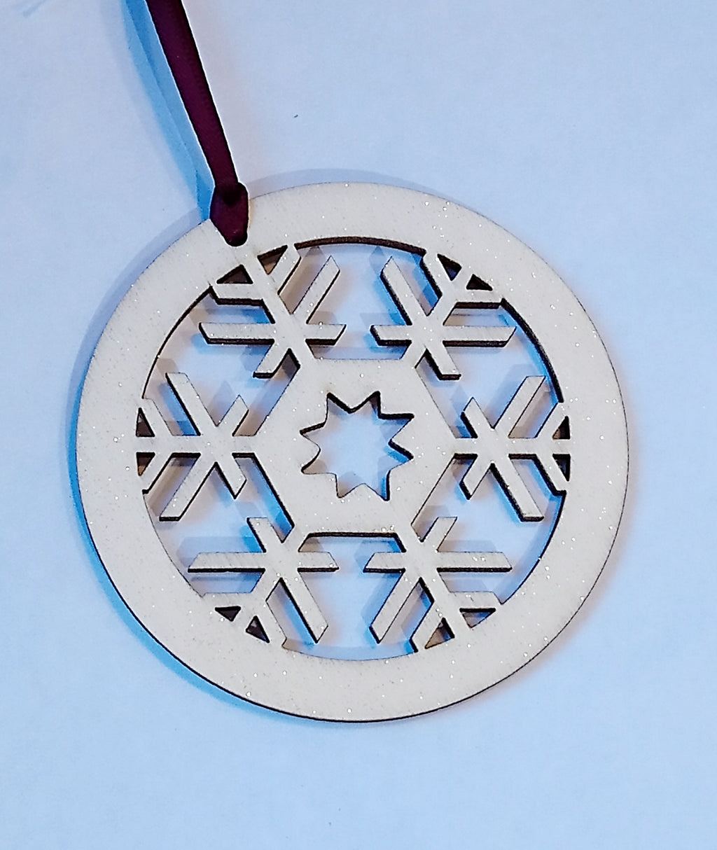 Wooden Christmas Decorations Made in the Scottish Borders by Knightingale Crafts
