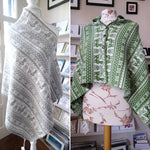 Load image into Gallery viewer, Alpaca Fair Isle Multiway Poncho by Samantha Holmes
