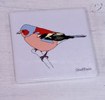 Load image into Gallery viewer, Garden Birds Ceramic Coaster Collection by Dibujo Designs
