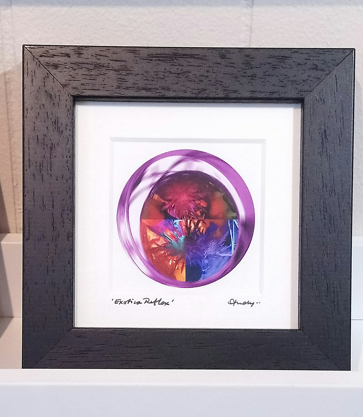 Mini SQ Framed Print By Glasgow Artist Andy Hurst