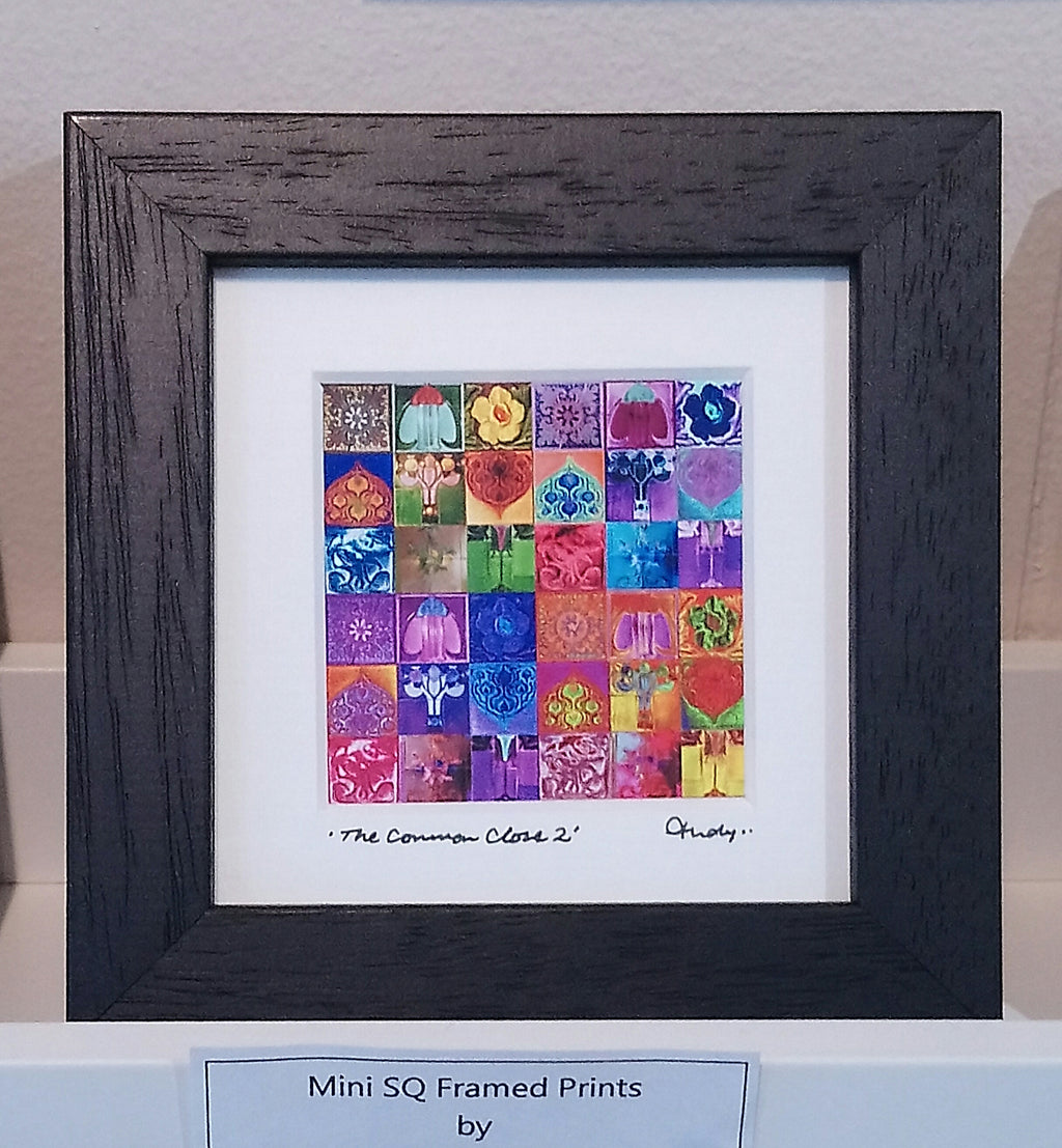 Mini SQ Framed Print By Glasgow Artist Andy Hurst