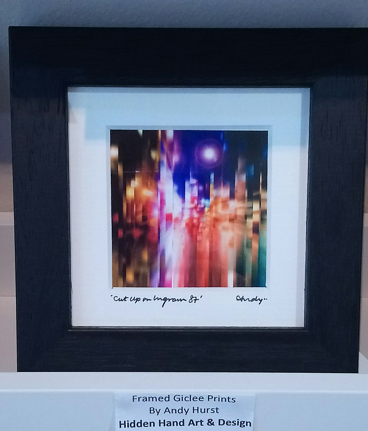 Mini SQ Framed Print By Glasgow Artist Andy Hurst