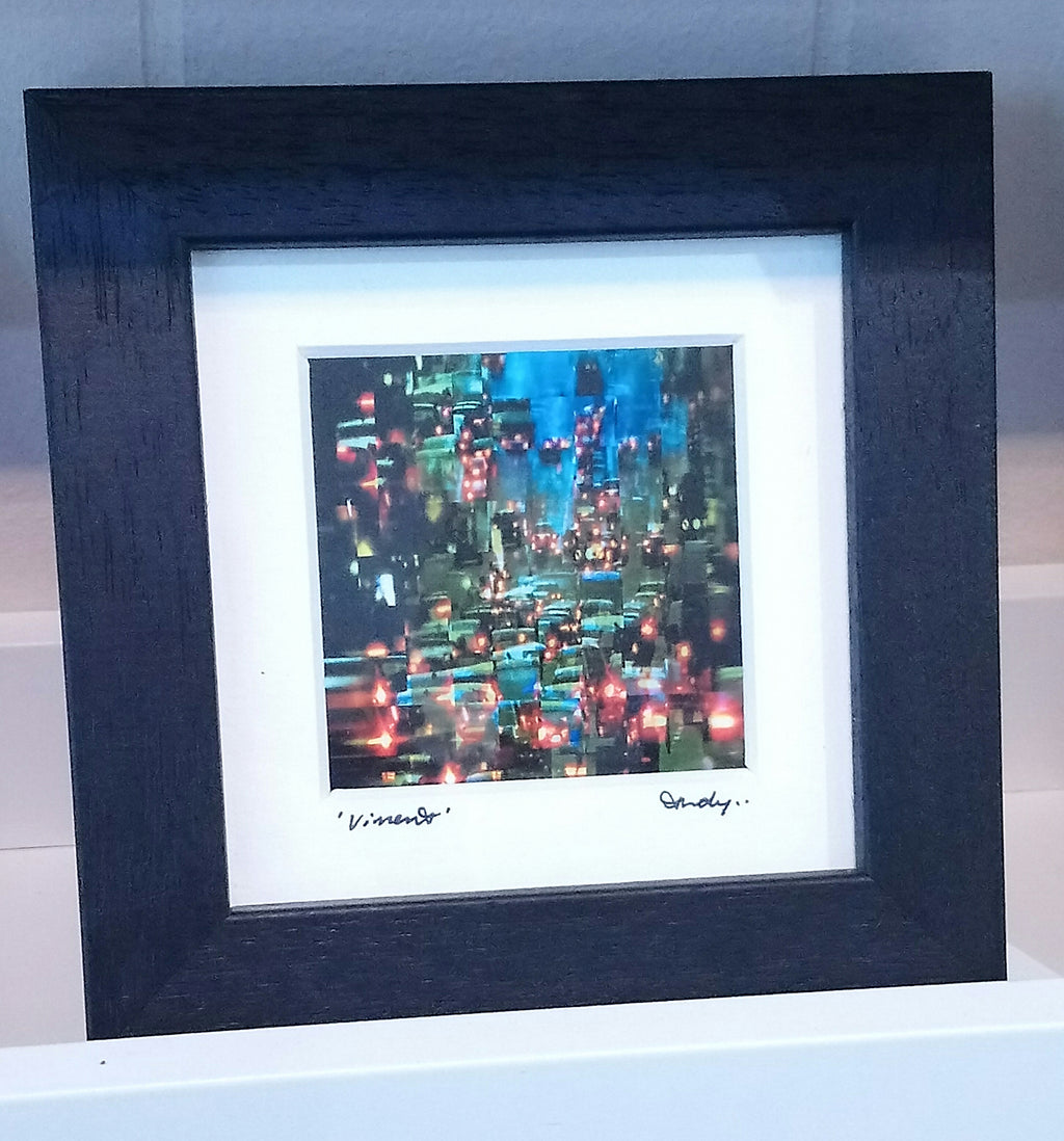 Mini SQ Framed Print By Glasgow Artist Andy Hurst