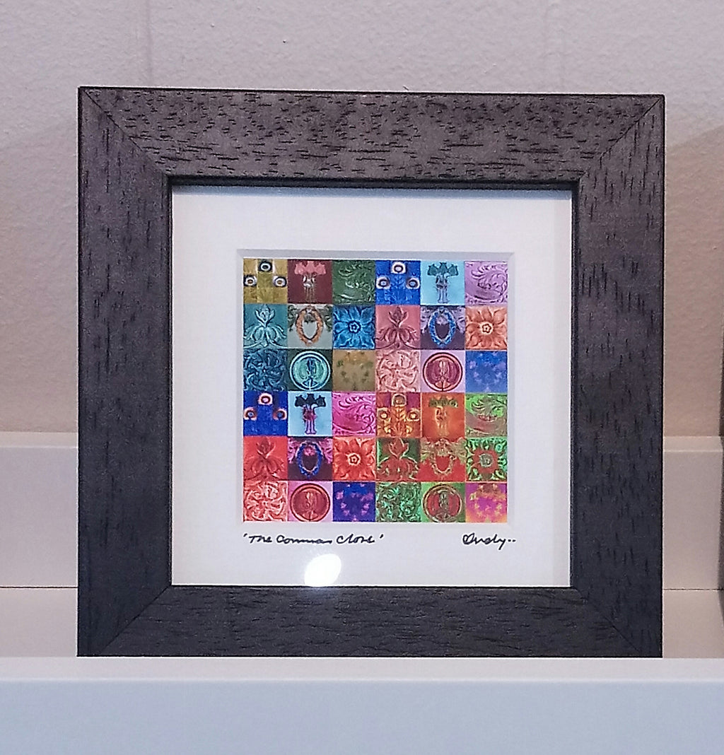 Mini SQ Framed Print By Glasgow Artist Andy Hurst