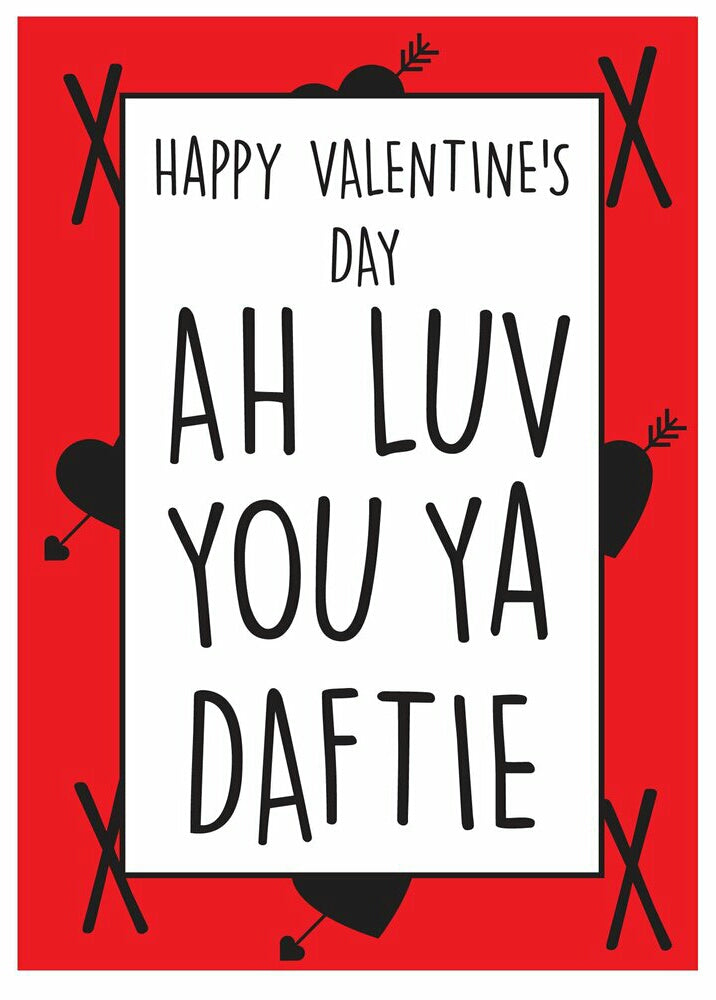 Scottish Valentine's Day card