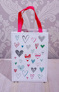 Mini Gift Bag - Small hearts
