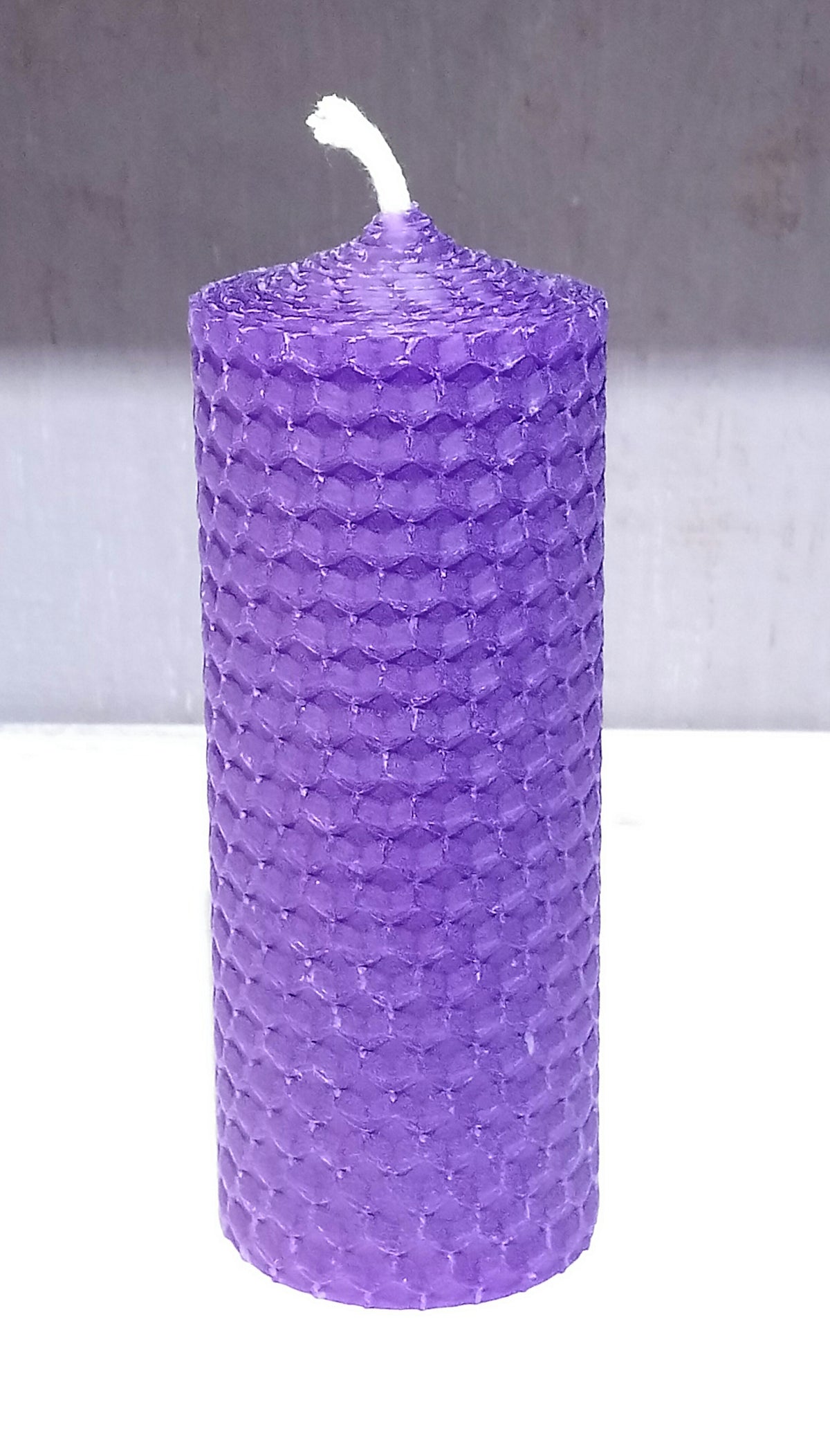 Traditional Church Beeswax Candle Made in Scotland by Beesy`s Beeswax Candles
